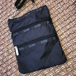 Black LeSportsac crossbody bag